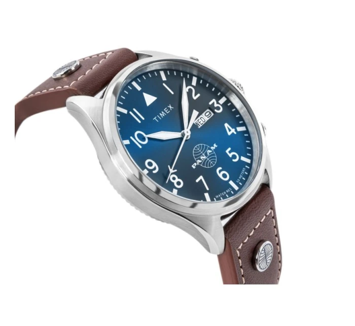 TIMEX X PAN AM® Waterbury Pánské hodinky TWG030100 + BOX TIMEX X PAN AM® Waterbury Pánské hodinky TWG030100 + BOX