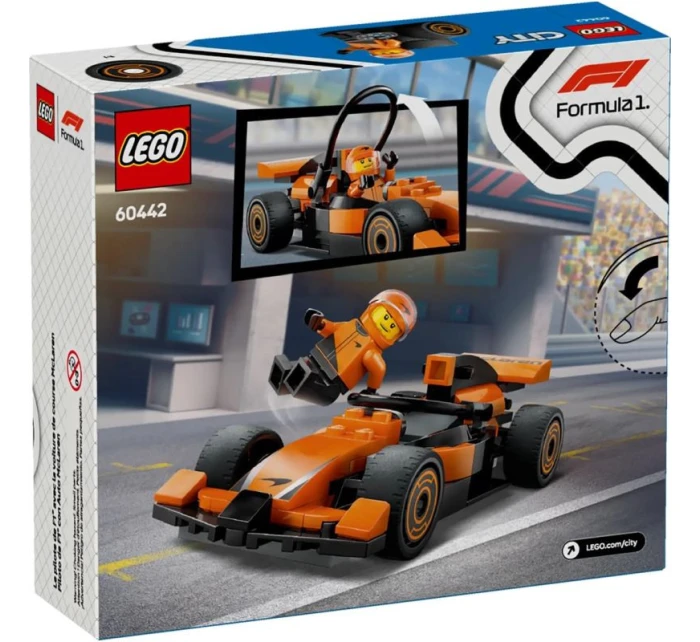 LEGO CITY 60442 Řidič F1 a vůz McLaren LEGO CITY 60442 Řidič F1 a vůz McLaren