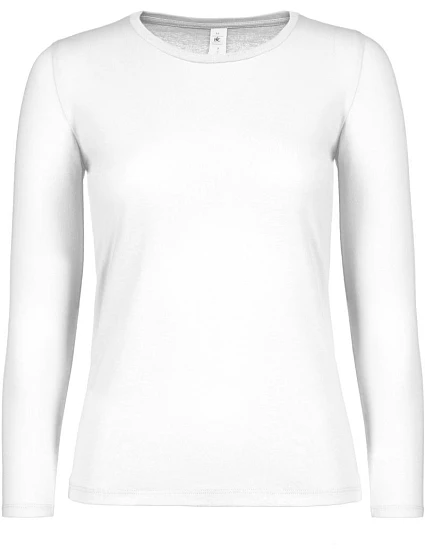 B&C #E150 LSL /women Dámské tričko s dlouhým rukávem 01.006T white B&C #E150 LSL /women Dámské tričko s dlouhým rukávem 01.006T white