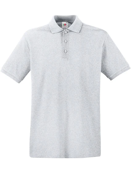 Fruit of the Loom Premium Polo Piqué polo 16.3218 heather grey Fruit of the Loom Premium Polo Piqué polo 16.3218 heather grey