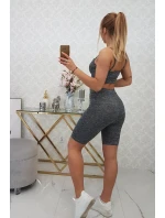 Sportovní set top + legíny černý Sportovní set top + legíny černý