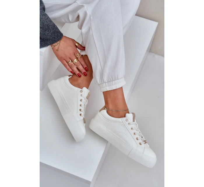 Dámské tenisky Big Star NN274211 Bílé Dámské tenisky Big Star NN274211 Bílé