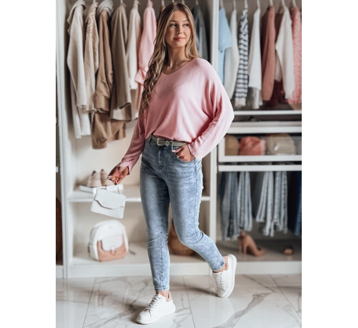 Dámské džínové kalhoty slim fit s páskem blue Dstreet model 21985248 - FashionStreet Dámské džínové kalhoty slim fit s páskem blue Dstreet model 21985248 - FashionStreet