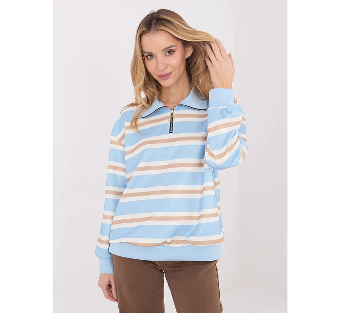 Damska bluza z rozpinana stójką Goodlookin jasnoniebieska (9981) Damska bluza z rozpinana stójką Goodlookin jasnoniebieska (9981)