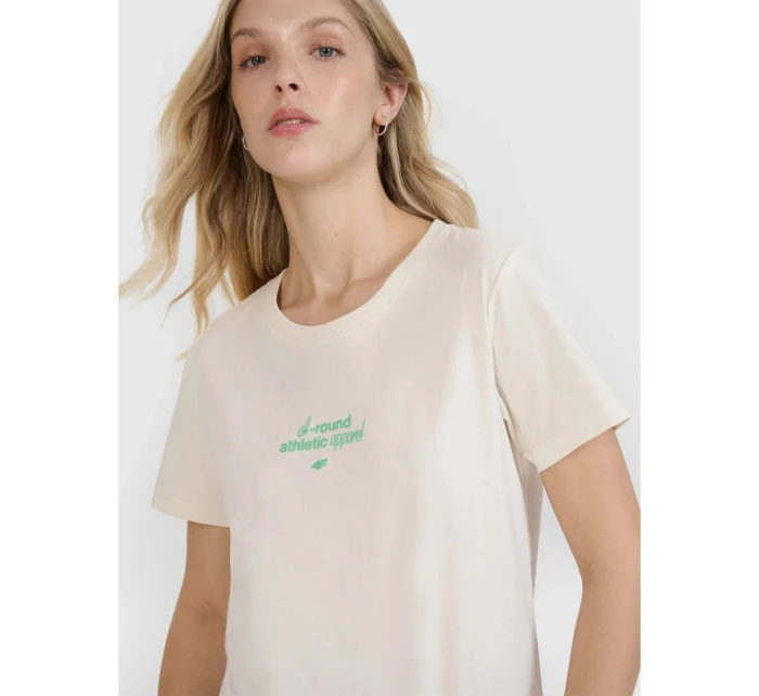 Dámské tričko s potiskem 4F 4FRSS25TTSHF2786-11S