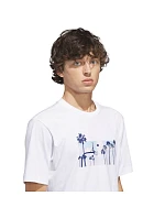 Pánské tričko adidas Summer Sunset Graphic white JZ7544 pánské