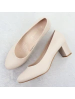 W model 21776006 béžové lodičky na podpatku - SERGIO LEONE W model 21776006 béžové lodičky na podpatku - SERGIO LEONE