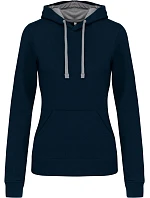 Kariban K 465 Dámská mikina s kontrastní kapucí 20.K465 navy/fine grey Kariban K 465 Dámská mikina s kontrastní kapucí 20.K465 navy/fine grey