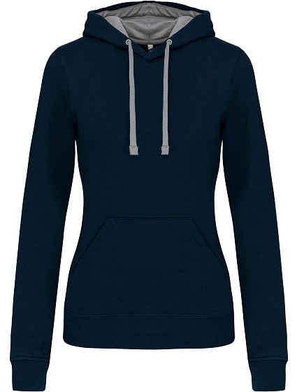 Kariban K 465 Dámská mikina s kontrastní kapucí 20.K465 navy/fine grey Kariban K 465 Dámská mikina s kontrastní kapucí 20.K465 navy/fine grey