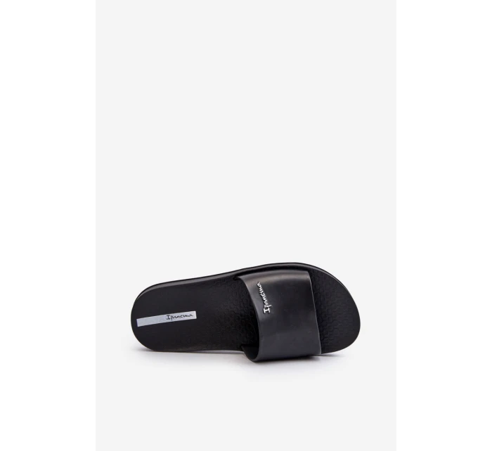 Pánské gumové žabky model 21662788 Slide Unisex Černé - Ipanema Pánské gumové žabky model 21662788 Slide Unisex Černé - Ipanema
