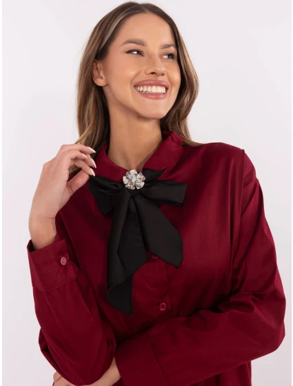 Košile DHJ KS 9236.92P bordó