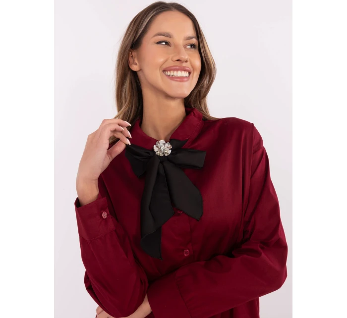 Koszula DHJ KS model 20731466 bordowy - FPrice Koszula DHJ KS model 20731466 bordowy - FPrice