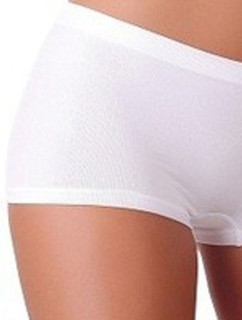 Bezešvé boxerkové kalhotky Niki bílé