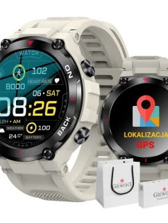 GIEWONT Pioneer GPS smartwatch GW460-3 - Světlý kámen