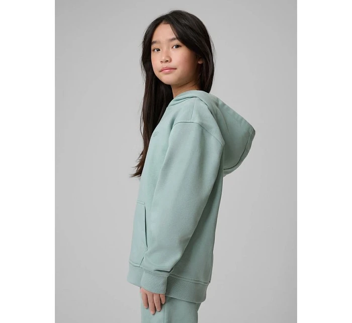 Dívčí volná mikina s kapucí 4F 4FJRSS26TSWSF2716-47S