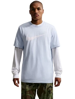 Pánské tričko Nike Nsw Tee Icon Swoosh modré DC5094 408 pánské