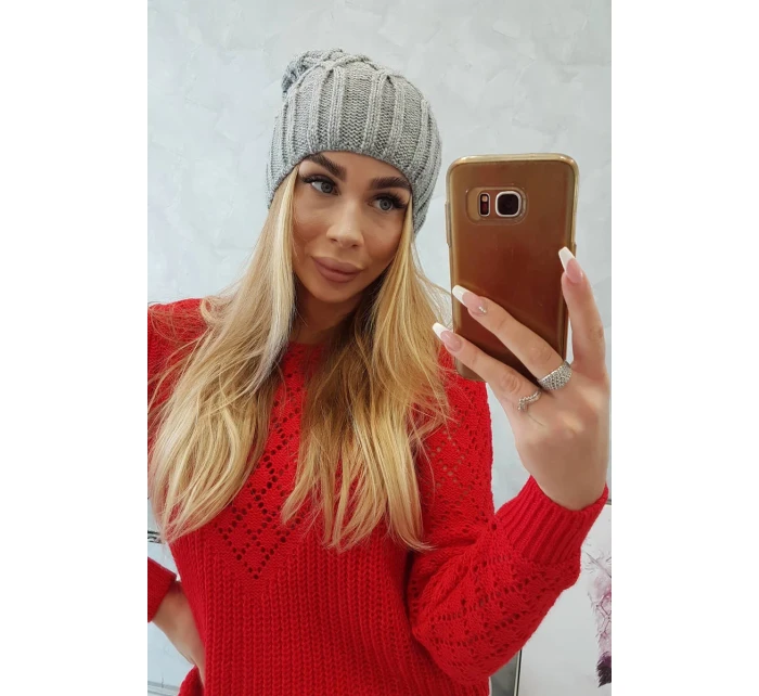 Milano fleecová čepice K203 světle šedá Milano fleecová čepice K203 světle šedá