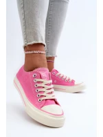 Nízké dámské tenisky Big Star model 21654830 Růžové - Big Star Shoes Nízké dámské tenisky Big Star model 21654830 Růžové - Big Star Shoes