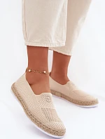 Dámské espadrilky Vinceza Béžové