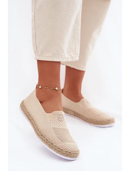 Dámské espadrilky Vinceza Béžové Dámské espadrilky Vinceza Béžové