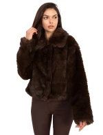 Kurtka IT KR model 21302535 ciemny brązowy - FPrice Kurtka IT KR model 21302535 ciemny brązowy - FPrice