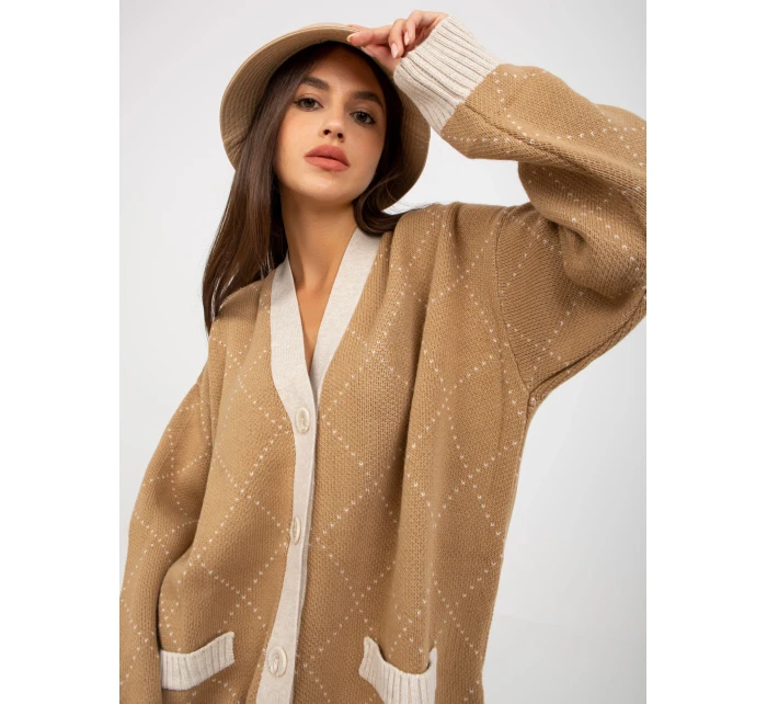 Dámský svetr LC SW 0258 velbloudí