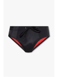 Pánské slipové plavky A09677-0JMAK-900 černé - Diesel