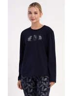 Dámské pyžamo dlouhé model 21745712 - Vienetta Dámské pyžamo dlouhé model 21745712 - Vienetta