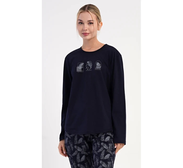 Dámské pyžamo dlouhé model 21745712 - Vienetta Dámské pyžamo dlouhé model 21745712 - Vienetta