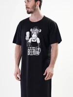 Pánská noční košile s krátkým rukávem Opice