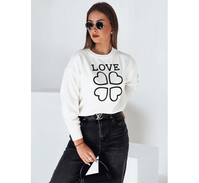 Dámský svetr Love bílý Dstreet model 21981552 - FashionStreet
