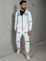 FashionStreet pánská bílá tepláková souprava AX0813
