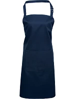 Premier PR 154 Zástěra s laclem a kapsou na břiše "Colours" 39.0154 navy Premier PR 154 Zástěra s laclem a kapsou na břiše "Colours" 39.0154 navy