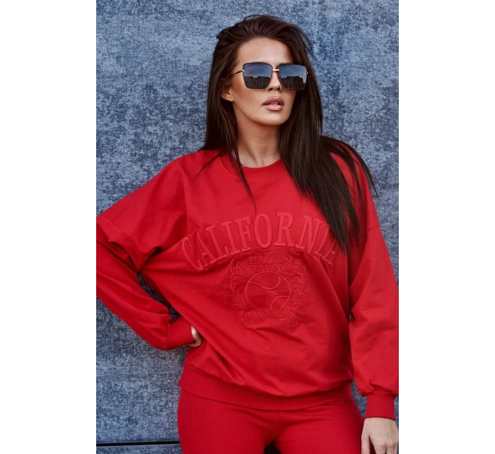 Bavlněná souprava California červený