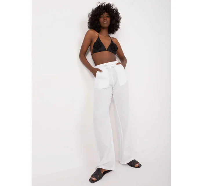 Spodnie model 20100886 biały - FPrice