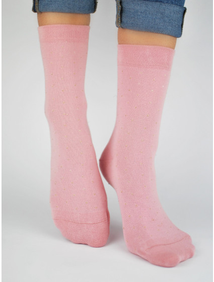 NOVITI Ponožky SB011-W-04 Dirty Pink