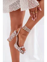 Sandály na podpatku model 212818 Step in style Sandály na podpatku model 212818 Step in style