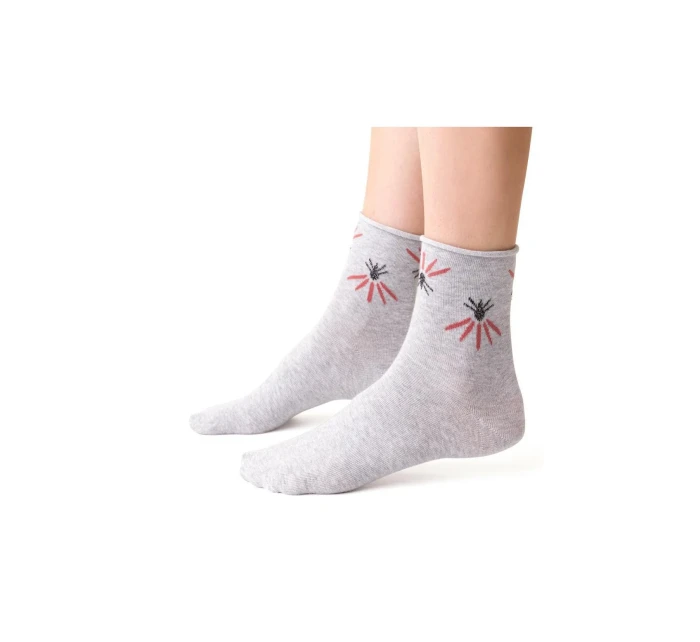 Vzorované netlačící ponožky Steven art.099 35-40