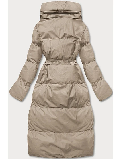 Béžová dámská zimní  bunda model 21245837 - J.STYLE
