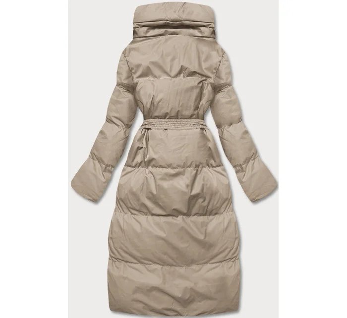Béžová dámská zimní  bunda model 21245837 - J.STYLE