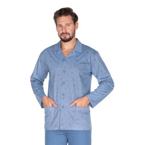 Pánské pyžamo 444 light blue plus - REGINA