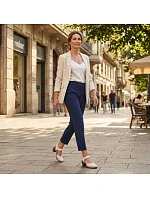 Kožené pohodlné sandály W model 22066508 white - Rieker Kožené pohodlné sandály W model 22066508 white - Rieker