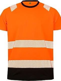 Result R 502X Bezpečnostní tričko 30.502X fluorescent orange/black