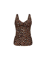 Style Alina Top tankini - horní díl 8890-1 toffee - RosaFaia Style Alina Top tankini - horní díl 8890-1 toffee - RosaFaia