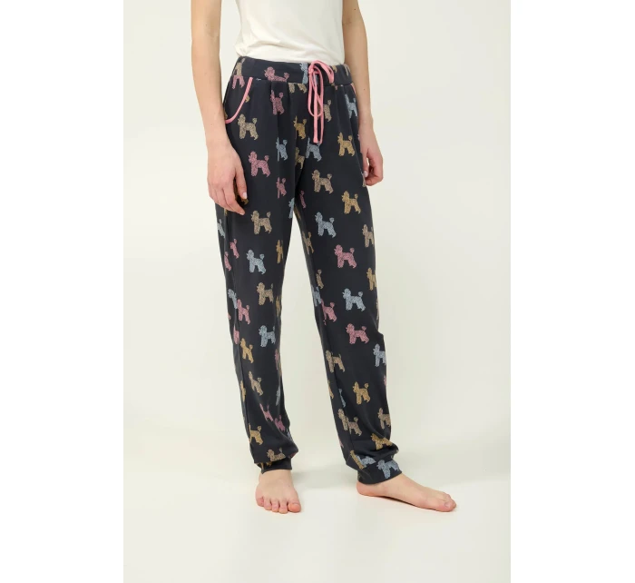 Dámské pyžamové kalhoty Printed Cuffed Pants model 17825449 - Vamp
