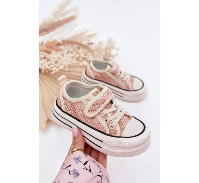 Dívčí Tenisky Na Suchý Zip Růžové Zelina Dívčí Tenisky Na Suchý Zip Růžové Zelina