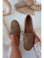 Dámské mokasíny s třásněmi světle hnědé Janelisse Dámské mokasíny s třásněmi světle hnědé Janelisse