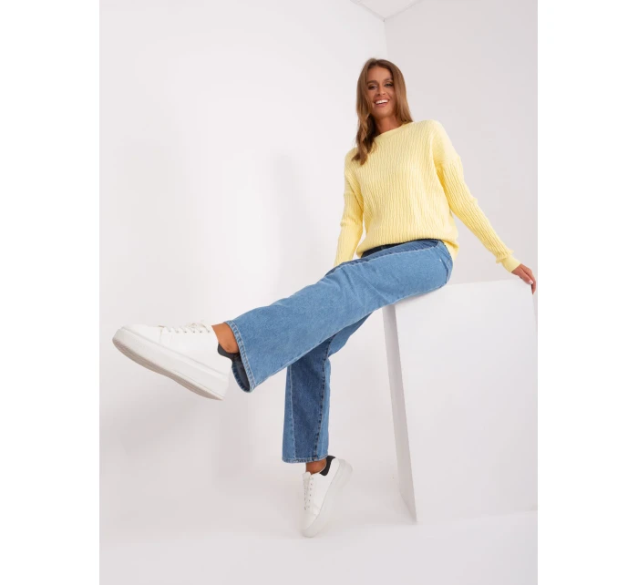 Jumper AT SW 2338.14P jasně žlutá Jumper AT SW 2338.14P jasně žlutá