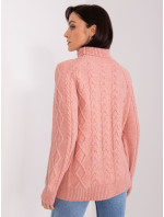 Sweter AT SW 2355 2.19P ciemny różowy