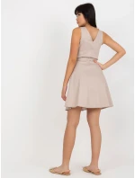 Dámské šaty LK SK béžová model 18116344 - FPrice Dámské šaty LK SK béžová model 18116344 - FPrice